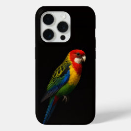Black 4 Luxe iPhone 15 Pro Mate, Eastern Rosella iPhone 15 Proケース