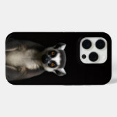 Black 4 Luxe iPhone 15 Pro Mate Gentle Lemur Case-Mate iPhoneケース (裏面 (横))