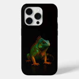 Black 4 Luxe iPhone 15 Pro Mate, Green Iguana iPhone 15 Proケース
