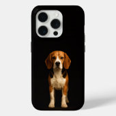 Black 4 Luxe iPhone 15 Pro Mate Kind Beagle Case-Mate iPhoneケース (裏面)
