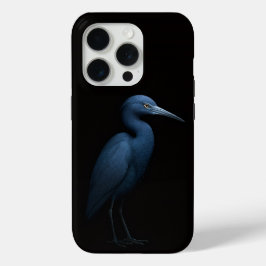 Black 4 Luxe iPhone 15 Pro Mate, Little Blue Heron iPhone 15 Proケース