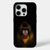 Black 4 Luxe iPhone 15 Pro Mate, Mandrill Monkey Case-Mate iPhoneケース (裏面)