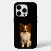Black 4 Luxe iPhone 15 Pro Mate Refined Papillon Case-Mate iPhoneケース (裏面)