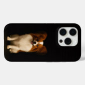 Black 4 Luxe iPhone 15 Pro Mate Refined Papillon Case-Mate iPhoneケース (裏面 (横))