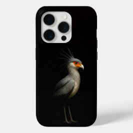Black 4 Luxe iPhone 15 Pro Mate, Secretarybird iPhone 15 Proケース