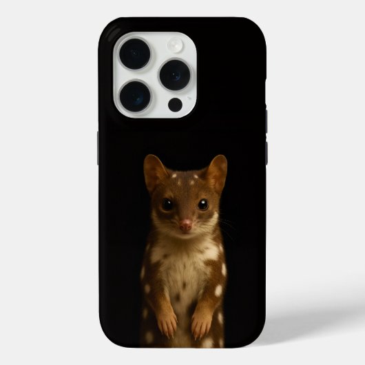 Black 4 Luxe iPhone 15 Pro Mate Sweet Quoll Case-Mate iPhoneケース (裏面)