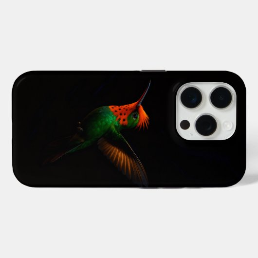 Black 4 Luxe iPhone 15 Pro Mate, Tufted Coquette Case-Mate iPhoneケース (裏面 (横))