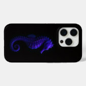 Black 4 Luxe iPhone 15 Pro Mate, Violet Seahorse Case-Mate iPhoneケース (裏面 (横))