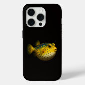 Black 4 Luxe iPhone 15 Pro Mate, Yellow Putterfish Case-Mate iPhoneケース (裏面)