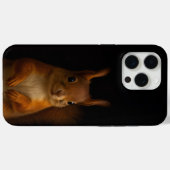 Black 4 Luxe iPhone 15 Pro Max Case, Red Squirrel Case-Mate iPhoneケース (裏面 (横))