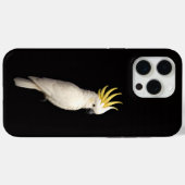 Black 4 Luxe iPhone 15 Pro Max, Crested Cockatoo Case-Mate iPhoneケース (裏面 (横))