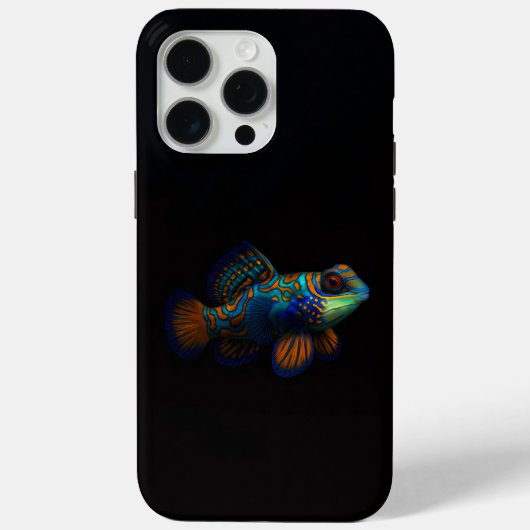 Black 4 Luxe iPhone 15 Pro Max, Dragonet Mandarin Case-Mate iPhoneケース (裏面)