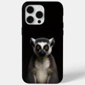Black 4 Luxe iPhone 15 Pro Max, Gentle Lemur Case-Mate iPhoneケース (裏面)