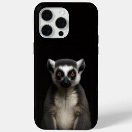Black 4 Luxe iPhone 15 Pro Max, Gentle Lemur iPhone 15 Pro Maxケース