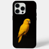 Black 4 Luxe iPhone 15 Pro Max, Golden Parakeet Case-Mate iPhoneケース (裏面)