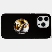 Black 4 Luxe iPhone 15 Pro Max, Harmony Yin Yang Case-Mate iPhoneケース (裏面 (横))