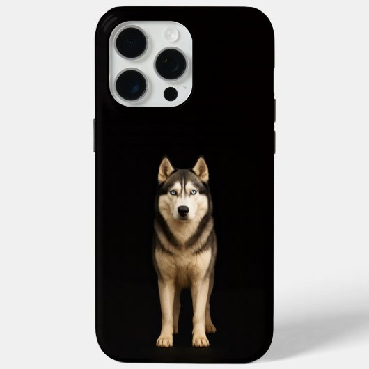 Black 4 Luxe iPhone 15 Pro Max, Icy Elite Husky Case-Mate iPhoneケース (裏面)