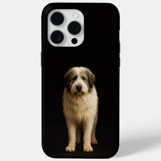 Black 4 Luxe iPhone 15 Pro Max, Mioritic Shepherd Case-Mate iPhoneケース (裏面)