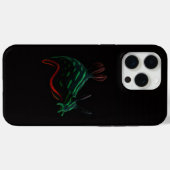 Black 4 Luxe iPhone 15 Pro Max, Neon Sea Slug Case-Mate iPhoneケース (裏面 (横))