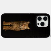 Black 4 Luxe iPhone 15 Pro Max, Silent Lynx Case-Mate iPhoneケース (裏面 (横))