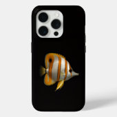 Black 4 Luxe iPhone 15 Pro, Reef Butterflyfish Case-Mate iPhoneケース (裏面)