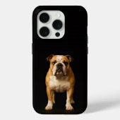 Black 4 Luxe iPhone 15 Pro Stamina Bulldog Case-Mate iPhoneケース (裏面)