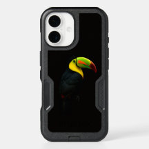 Black 4 Luxe iPhone 16 Case, Keel Billed Tucan