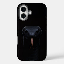 Black 4 Luxe iPhone 16 Case-Mate, Black Mamba