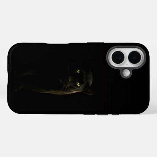 Black 4 Luxe iPhone 16 Mate, Black Panther Case-Mate iPhoneケース (裏面 (横))