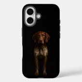 Black 4 Luxe iPhone 16 Mate, German Pointer Case-Mate iPhoneケース (裏面)