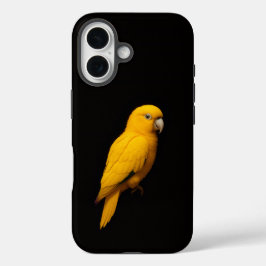 Black 4 Luxe iPhone 16 Mate, Golden Parakeet iPhone 16ケース