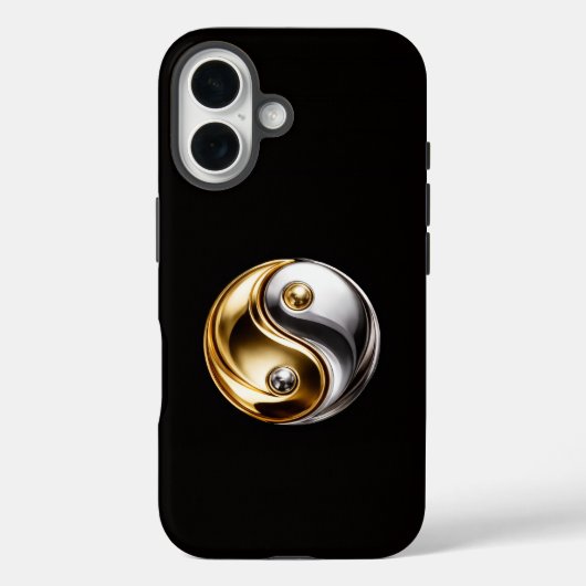 Black 4 Luxe iPhone 16 Mate, Harmony Yin Yang Case-Mate iPhoneケース (裏面)