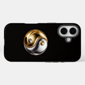 Black 4 Luxe iPhone 16 Mate, Harmony Yin Yang Case-Mate iPhoneケース (裏面 (横))