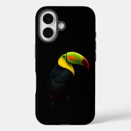 Black 4 Luxe iPhone 16 Mate, Keel Billed Tucan iPhone 16ケース