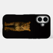 Black 4 Luxe iPhone 16 Mate, Majestic Leopard Case-Mate iPhoneケース (裏面 (横))