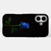 Black 4 Luxe iPhone 16 Mate, Midnight Blue Rose Case-Mate iPhoneケース (裏面 (横))
