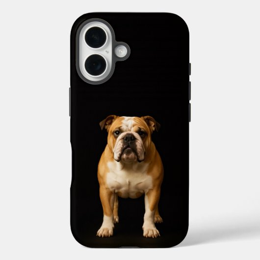 Black 4 Luxe iPhone 16 Mate, Stamina Bulldog Case-Mate iPhoneケース (裏面)