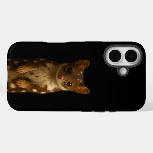Black 4 Luxe iPhone 16 Mate, Sweet Quoll Case-Mate iPhoneケース (裏面 (横))