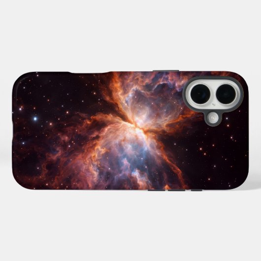Black 4 Luxe iPhone 16 Plus, Butterfly Nebula Case-Mate iPhoneケース (裏面 (横))
