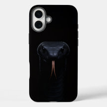 Black 4 Luxe iPhone 16 Plus Case-Mate, Black Mamba