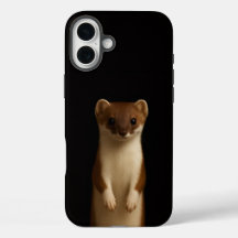 Black 4 Luxe iPhone 16 Plus, Elegant Weasel