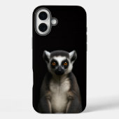 Black 4 Luxe iPhone 16 Plus, Gentle Lemur Case-Mate iPhoneケース (裏面)