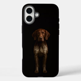 Black 4 Luxe iPhone 16 Plus, German Pointer Dog iPhone 16 Plusケース