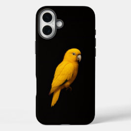 Black 4 Luxe iPhone 16 Plus, Golden Parakeet iPhone 16 Plusケース