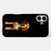 Black 4 Luxe iPhone 16 Plus, Kind Beagle Case-Mate iPhoneケース (裏面 (横))