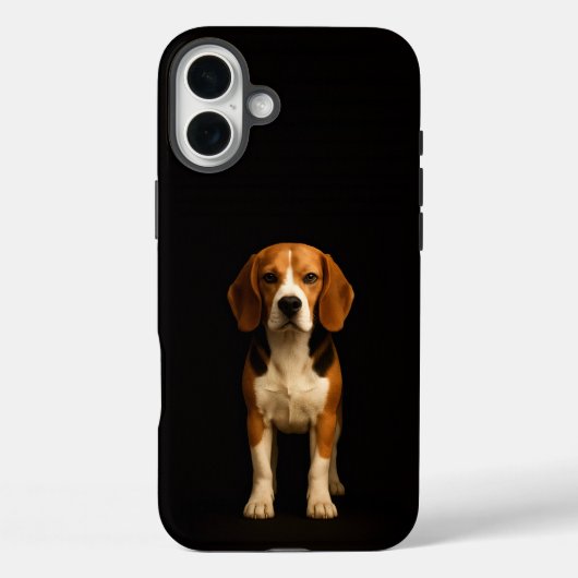 Black 4 Luxe iPhone 16 Plus, Kind Beagle Case-Mate iPhoneケース (裏面)