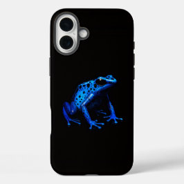 Black 4 Luxe iPhone 16 Plus Mate, Blue Frog iPhone 16 Plusケース