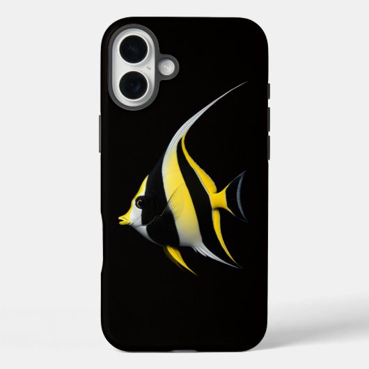 Black 4 Luxe iPhone 16 Plus Mate, Moorish Idol Case-Mate iPhoneケース (裏面)