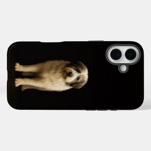 Black 4 Luxe iPhone 16 Plus, Mioritic Shepherd Case-Mate iPhoneケース (裏面 (横))