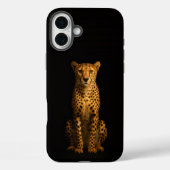 Black 4 Luxe iPhone 16 Plus, Sleek Cheetah Case-Mate iPhoneケース (裏面)
